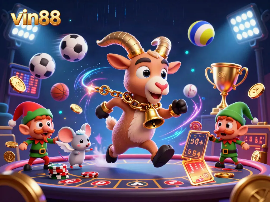 Experience thrilling gameplay and exciting wins at vin88's dynamic casino with vibrant action and captivating characters.