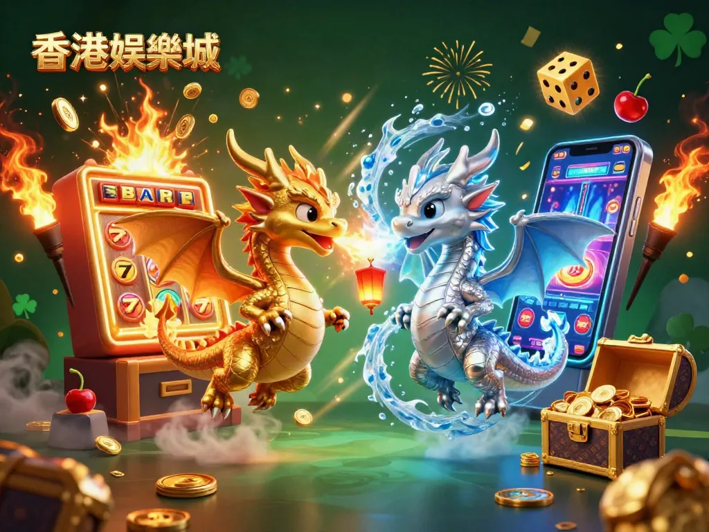 Experience the thrill of 香港娛樂城 with dynamic dragons, vibrant games, and a jackpot explosion!