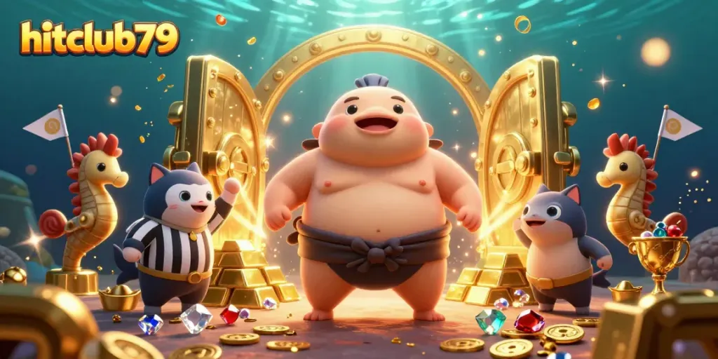 Experience thrill at hitclub79 with unique underwater gambling characters and treasure hunt elements.