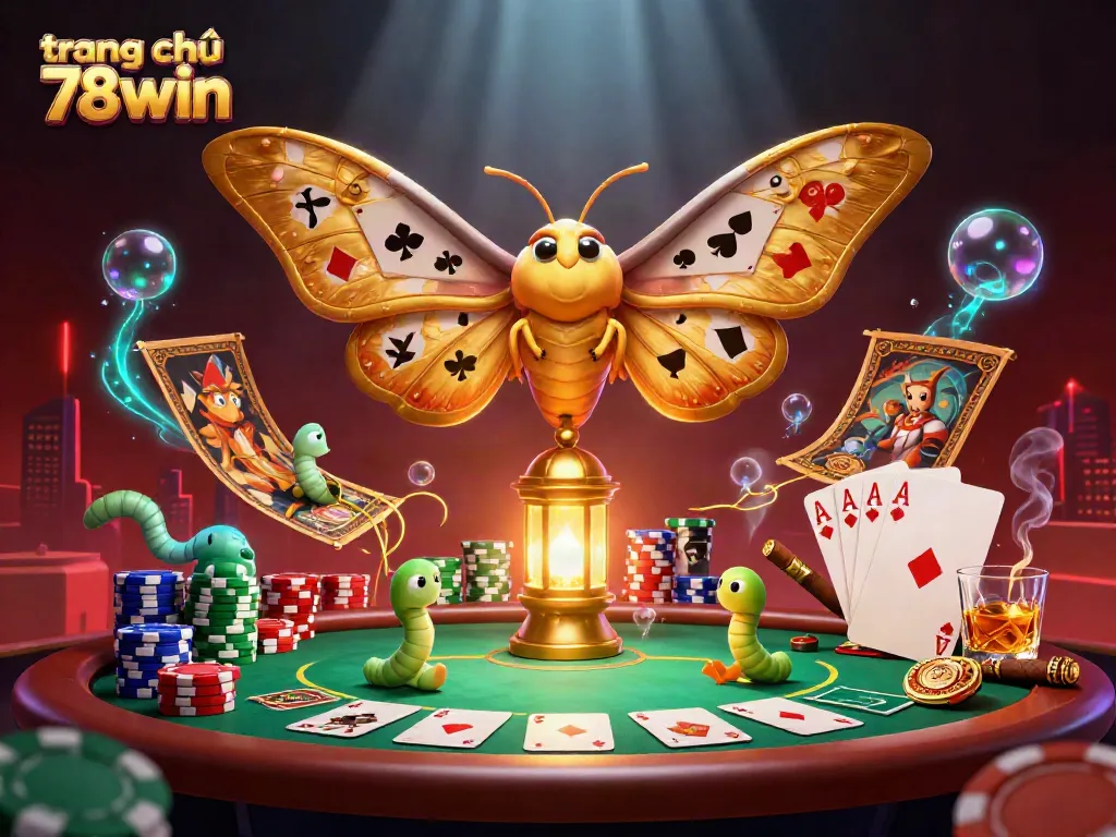 Engage with the thrilling environment of trang chủ 78win through a vivid casino-themed illustration.