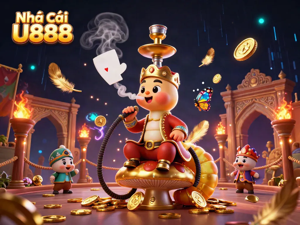 Experience thrilling gameplay at Nhà cái U888 with unique 3D characters and casino elements.