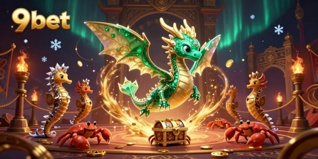 Engage in thrilling adventures with 9bet's exciting online games featuring mystical sea creatures and treasure.