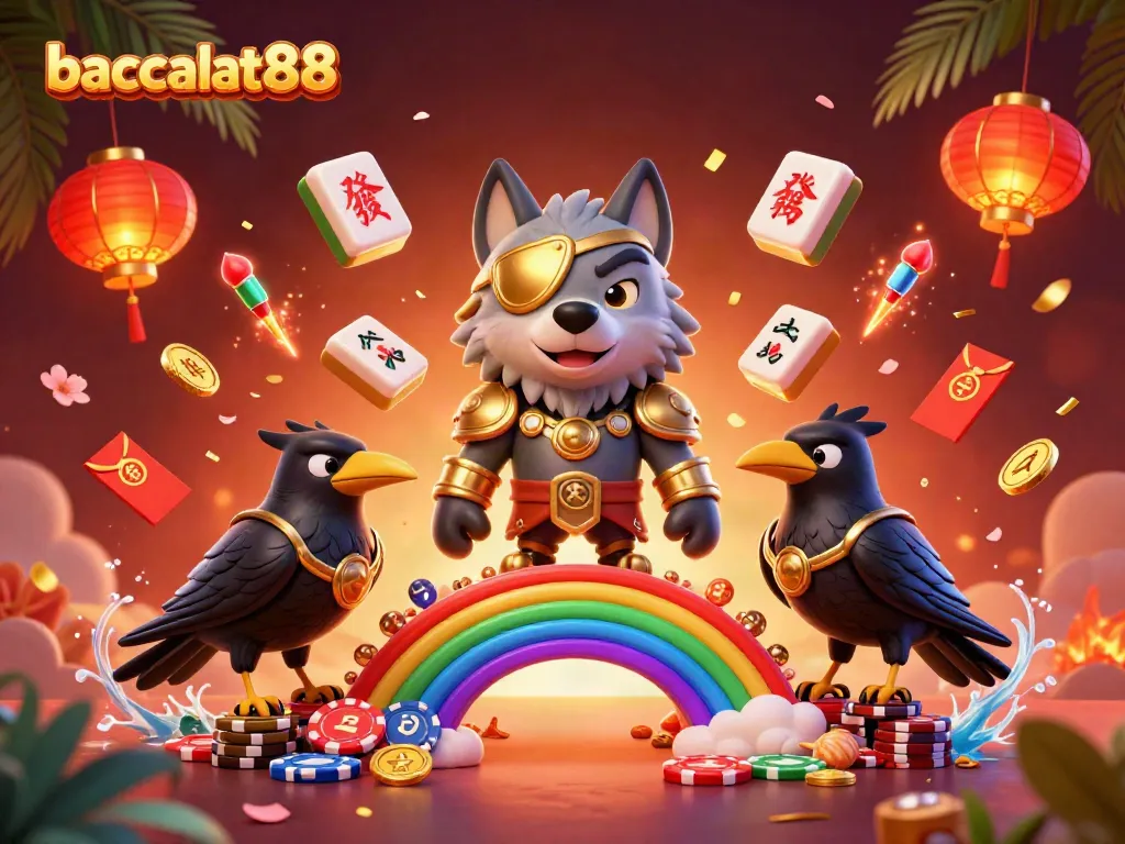 Win big at baccarat88 with an ultradetailed scene showcasing thrilling gameplay and vibrant casino elements.
