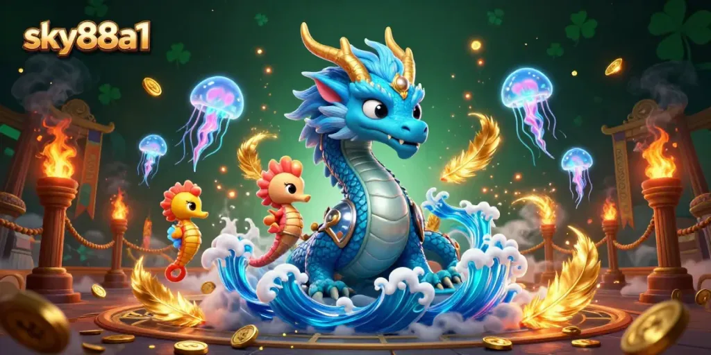 Experience excitement at sky88a1 while playing in a vibrant 3D casino world brimming with action.