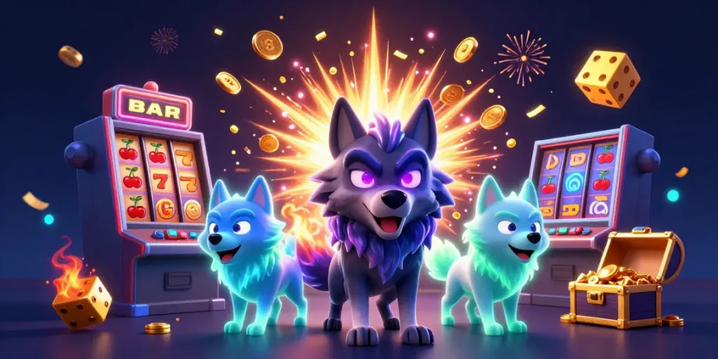 Watch the epic xoilac scene with dynamic gaming elements, showcasing a thrilling casino atmosphere.